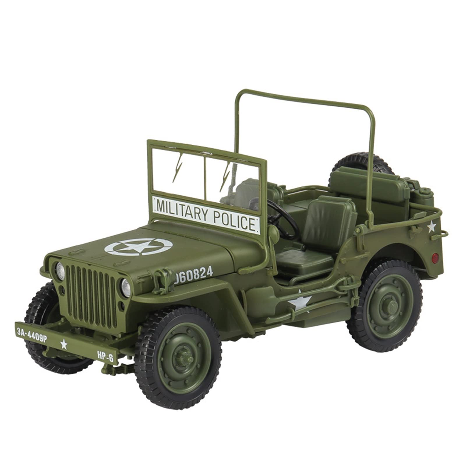 Veicoli a Motore in Scala 1:18 Auto In Lega for Jeep Willys MB